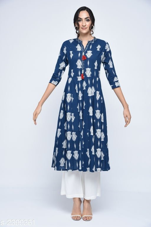 Buy Good Quality of Motif printed kurthi with Discount Price ...